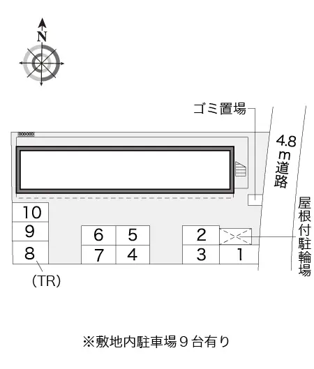 ★手数料０円★高座郡寒川町倉見　月極駐車場（LP）